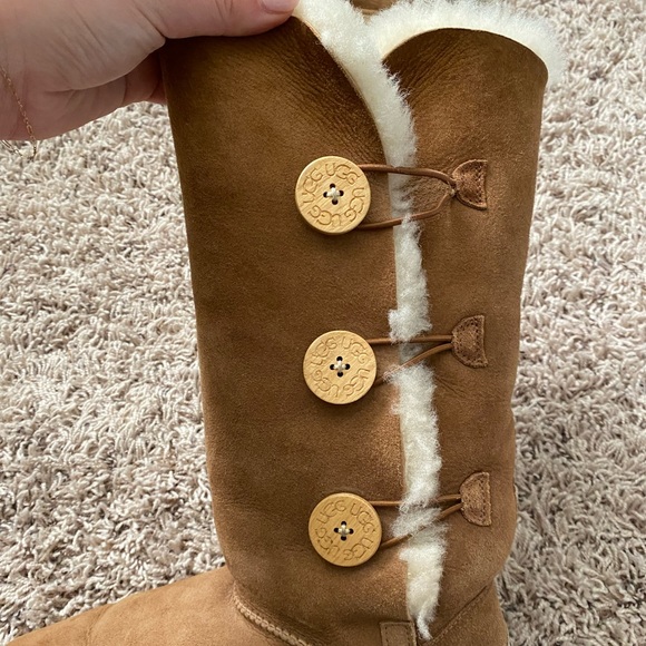 UGG Shoes Tall Chestnut Bailey Button Uggs Poshmark